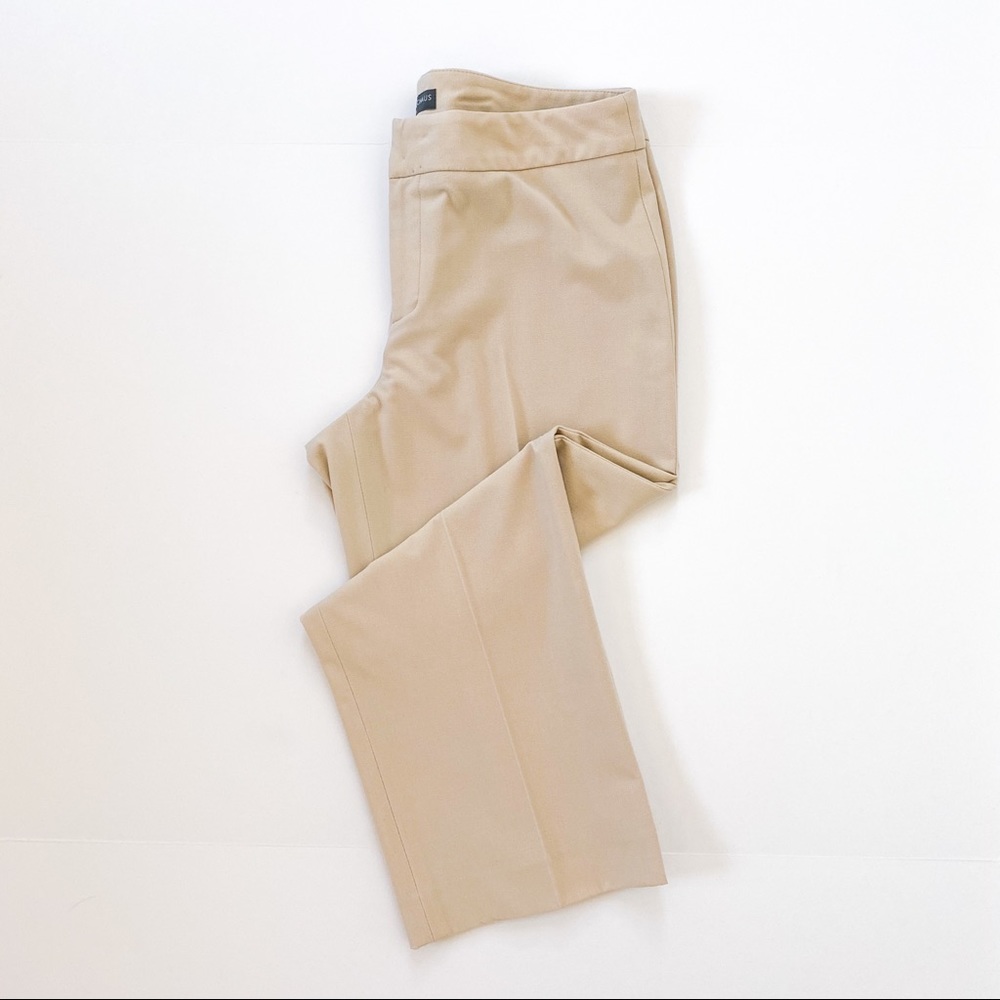 5/$25 Khaki pleated career dress pants sz 12P